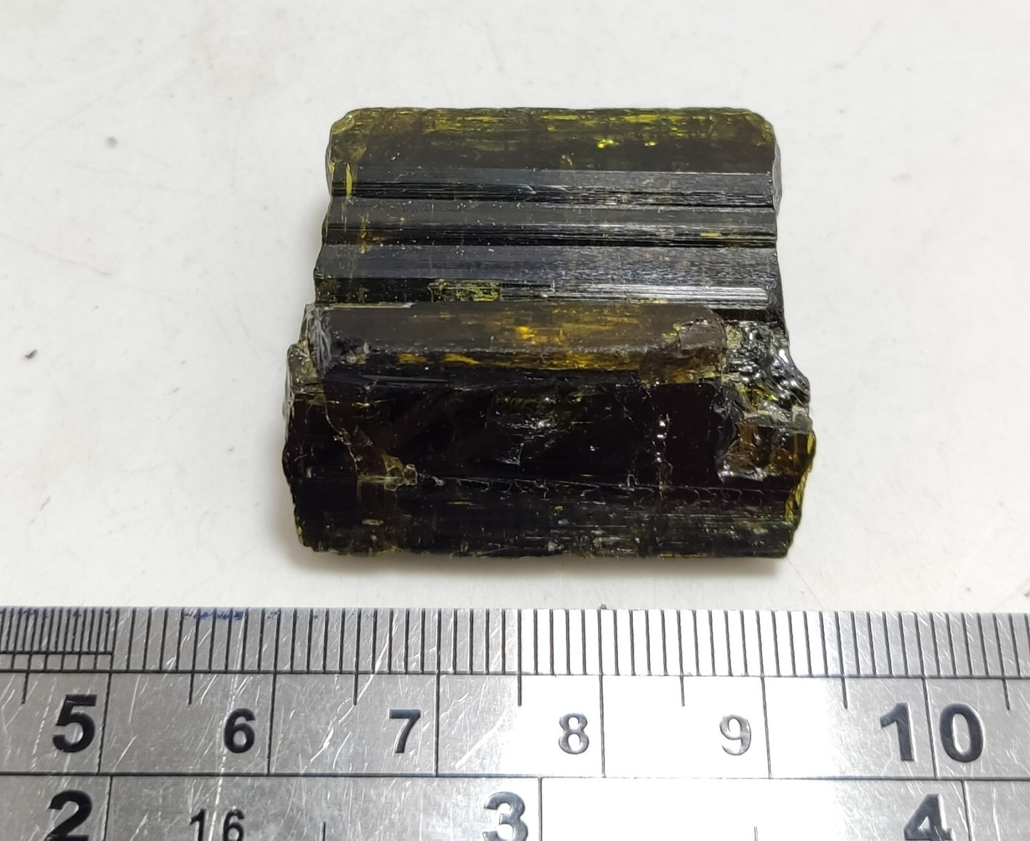 An Aesthetic specimen of epidote crystal 30 grams