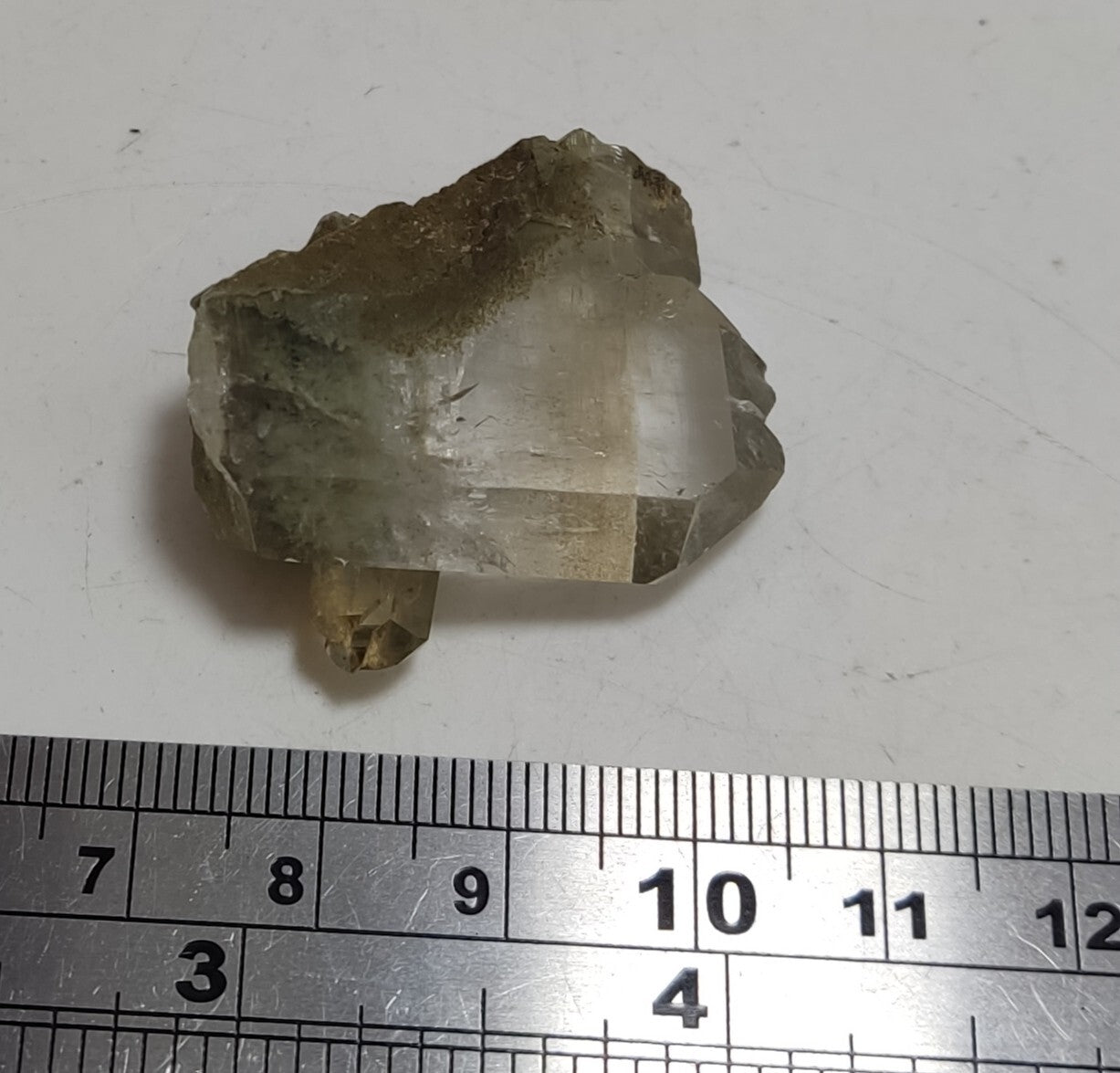 An Aesthetic Natural terminated chlorite Quartz specimen 16 grams