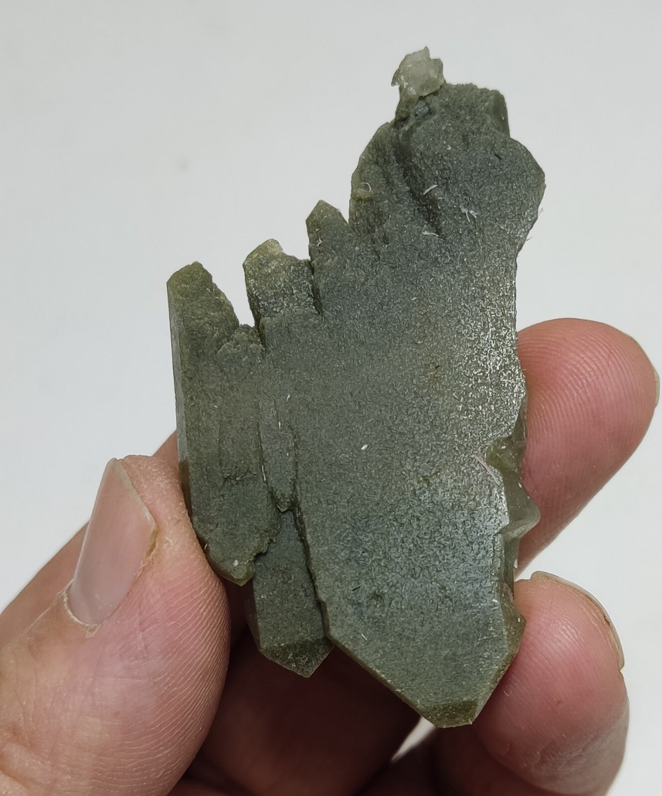 A very Aesthetic Natural beautifully terminated Chlorite Quartz cluster 31 grams