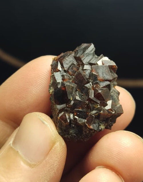 Natural Andradite Garnet Cluster 16 Grams.