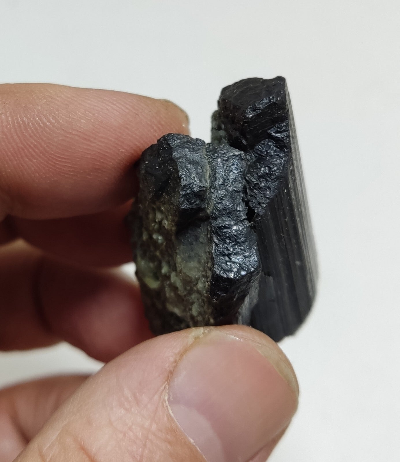 An aesthetic specimen of tourmaline crystals 36 grams