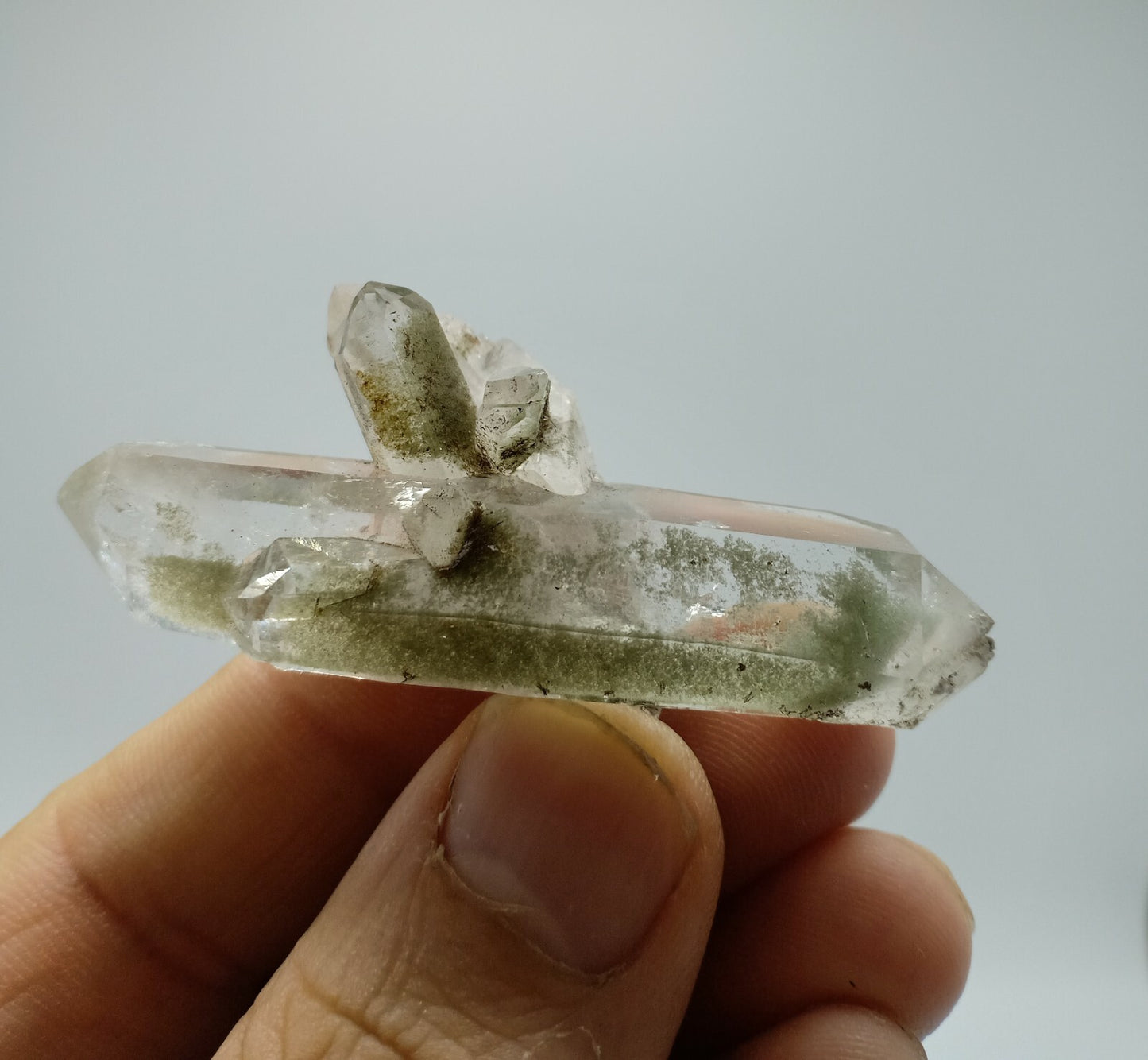 A very Aesthetic Natural beautifully terminated Chlorite Quartz crystal 27 grams