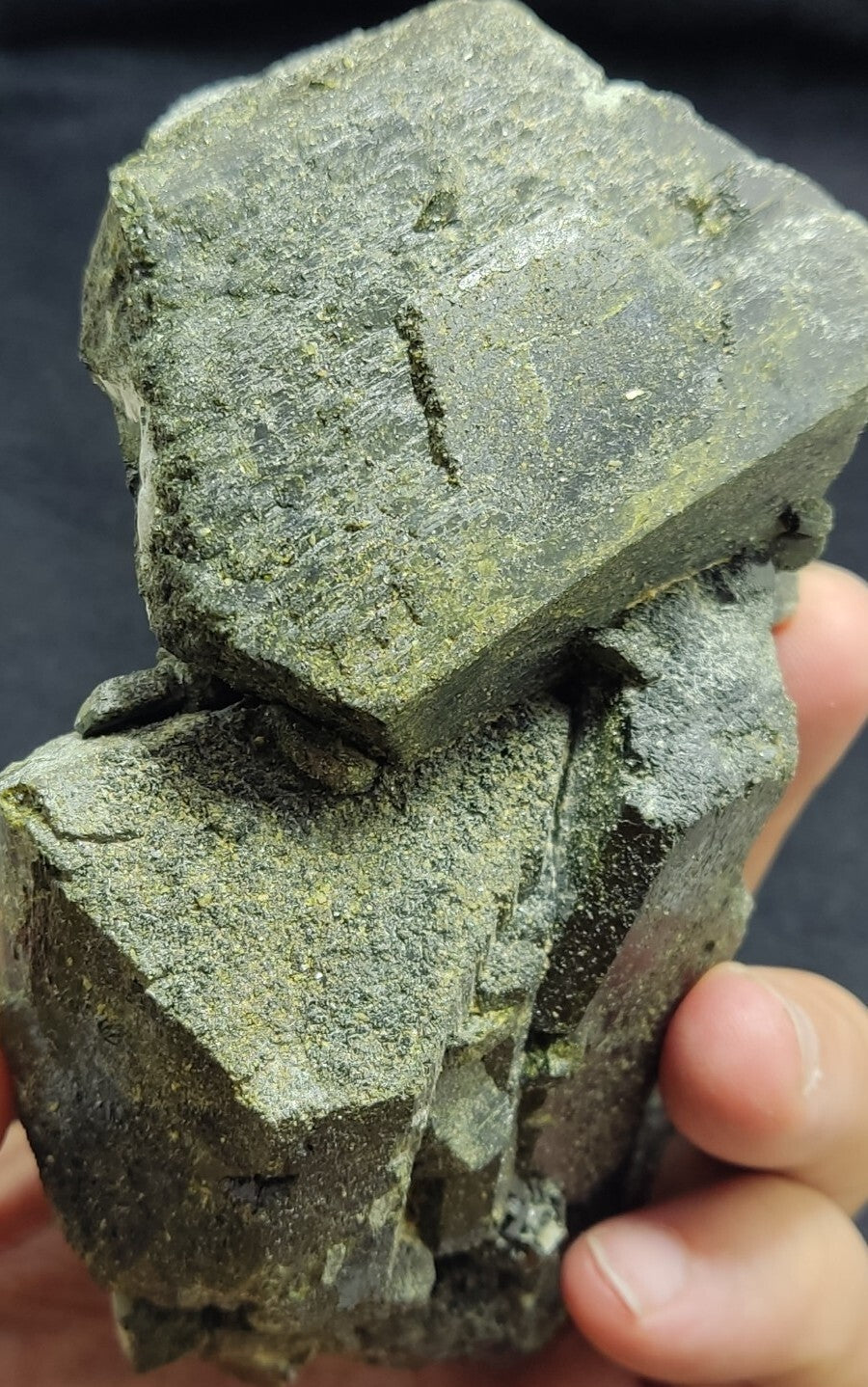 An Aesthetic Natural terminated epidote cluster 957 grams