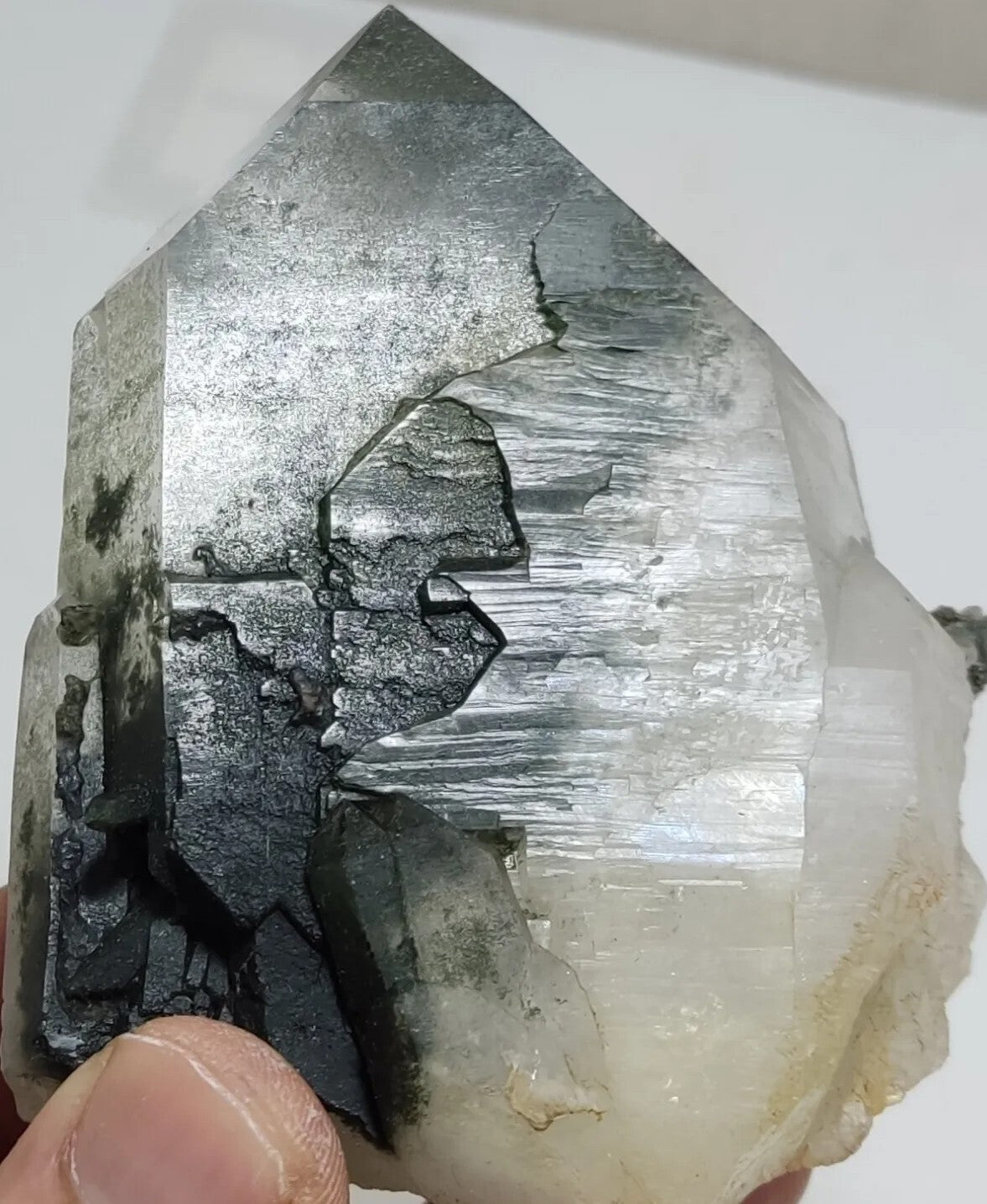 An Aesthetic terminated chlorite Quartz specimen 279 grams