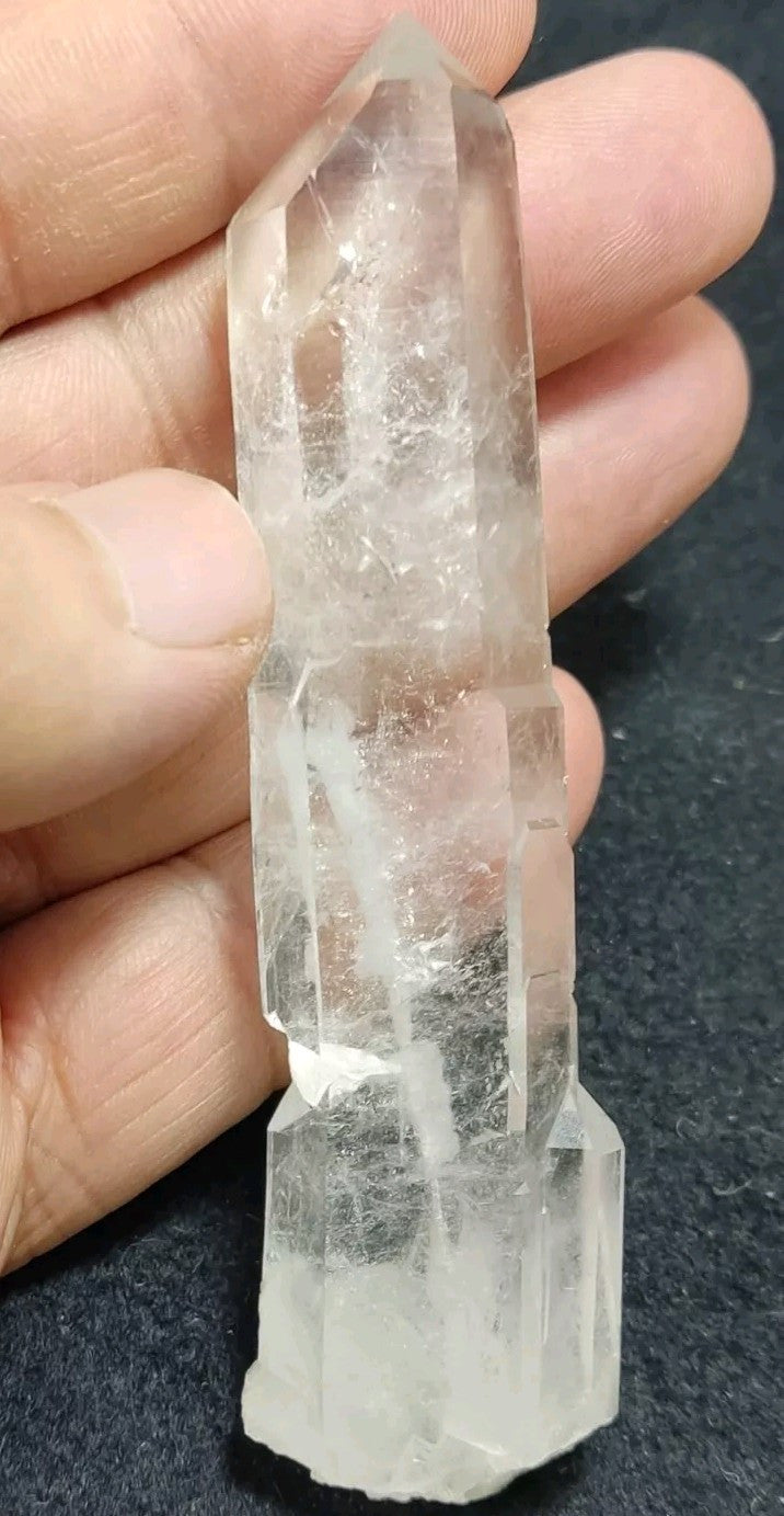 An Aesthetic terminated faden Quartz crystal 58 grams