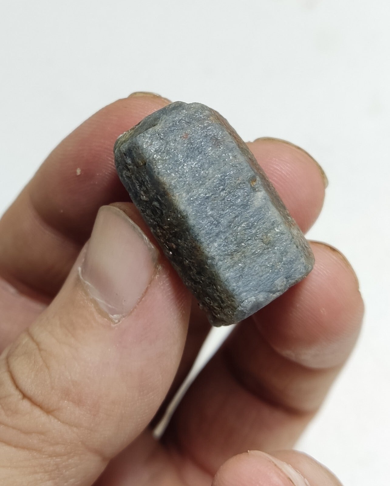 An aesthetic specimen of terminated sapphire crystal 23 grams