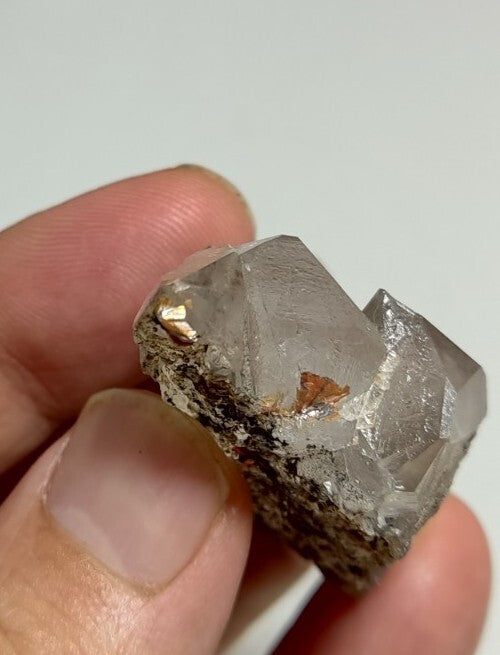 Aesthetic Quartz Cluster With Brookite Inclusions 31 grams