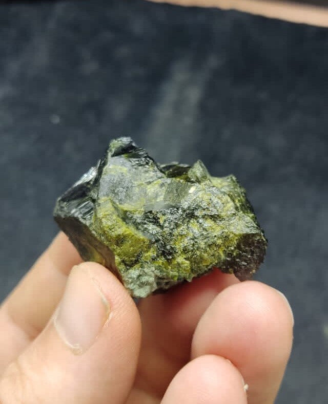 Natural Epidote Crystal 32 Grams.