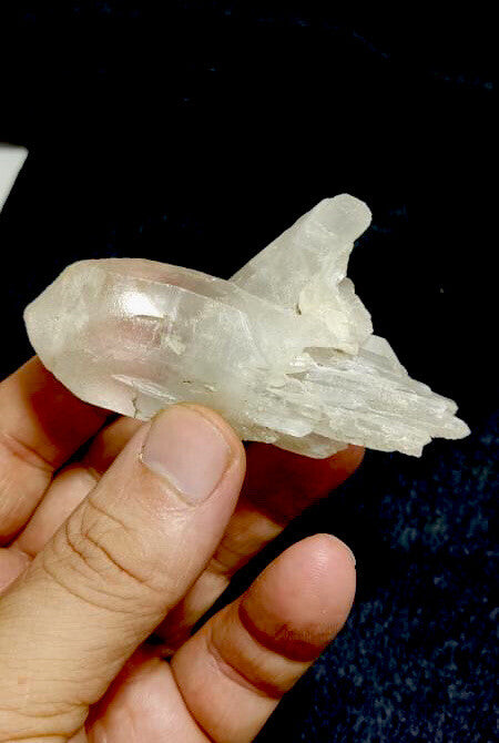 Double Terminated Quartz crystal 83g