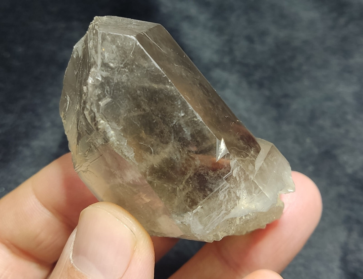 An Aesthetic Naturally terminated specimen of Smoky Quartz 107 grams