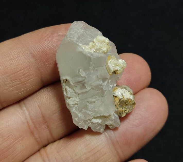 Miniature Etched Natural Smoky Quartz Double Terminated 15 grams