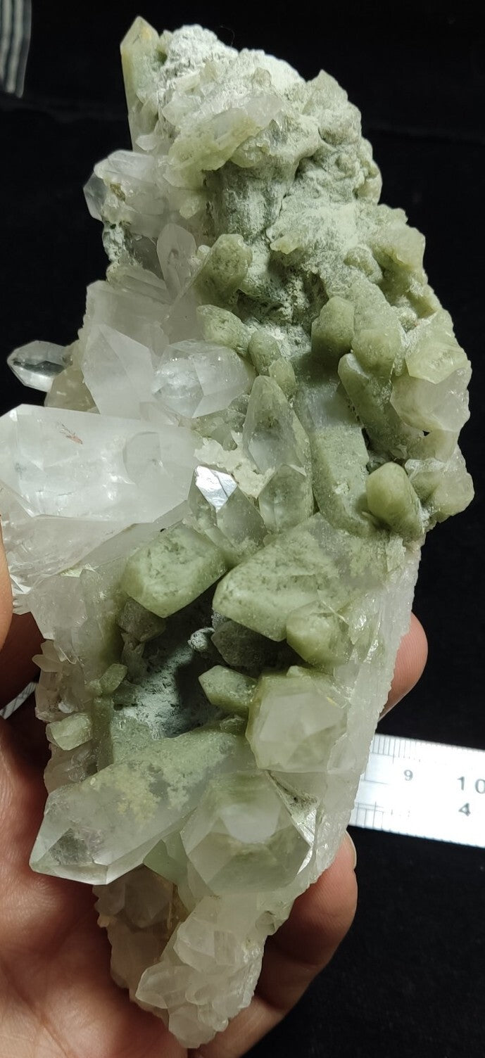 An Aesthetic large terminated chlorite Quartz cluster 504 grams
