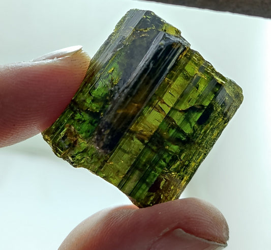 An Aesthetic specimen of epidote crystal 30 grams