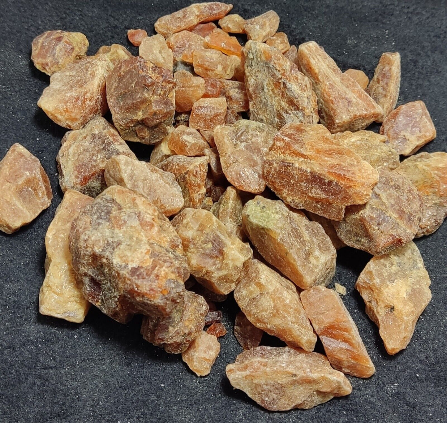 1000 grams rough hessonite garnets 1kg