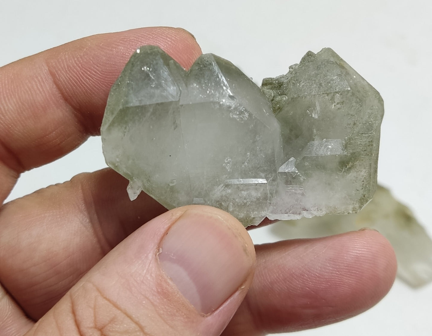 An Aesthetic terminated chlorite Quartz clusters lot of  4 specimens