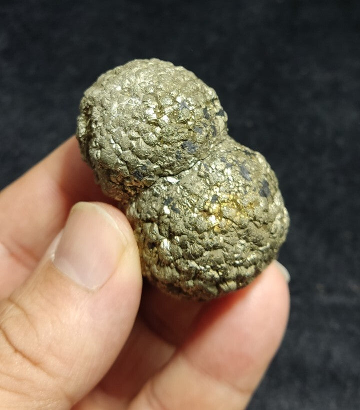 An amazing specimen of pyrite/marcasite Twin Formations 129 grams