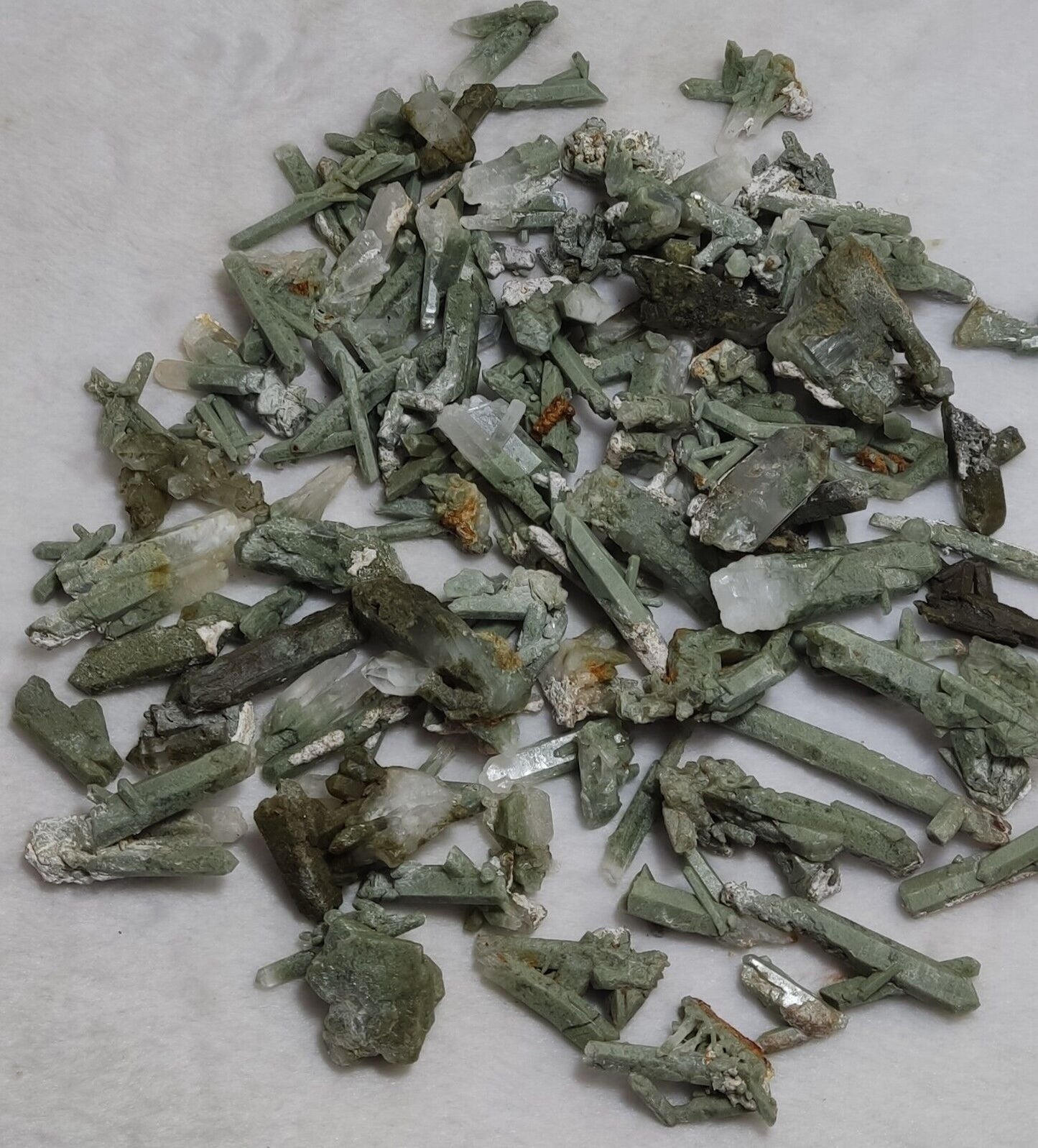 470 grams Chlorite Quartz crystals