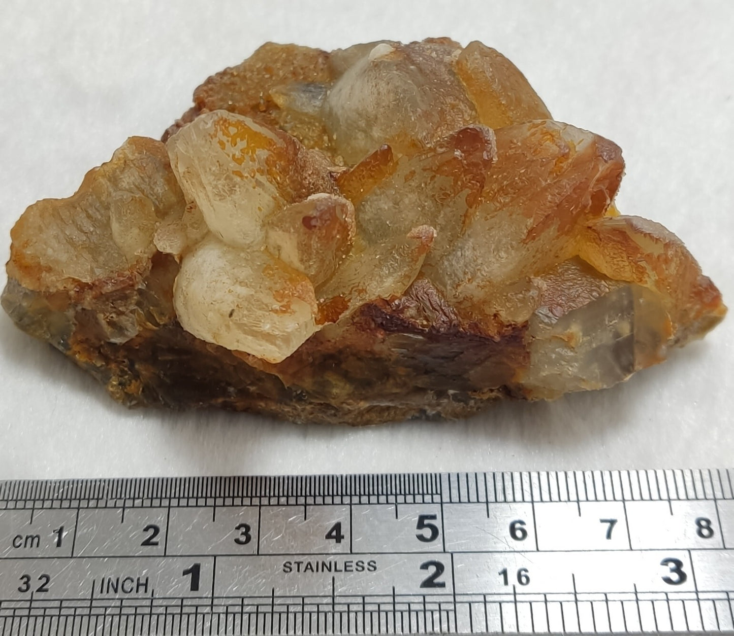 An Aesthetic Naturally terminated specimen of dogtooth calcite 168 grams