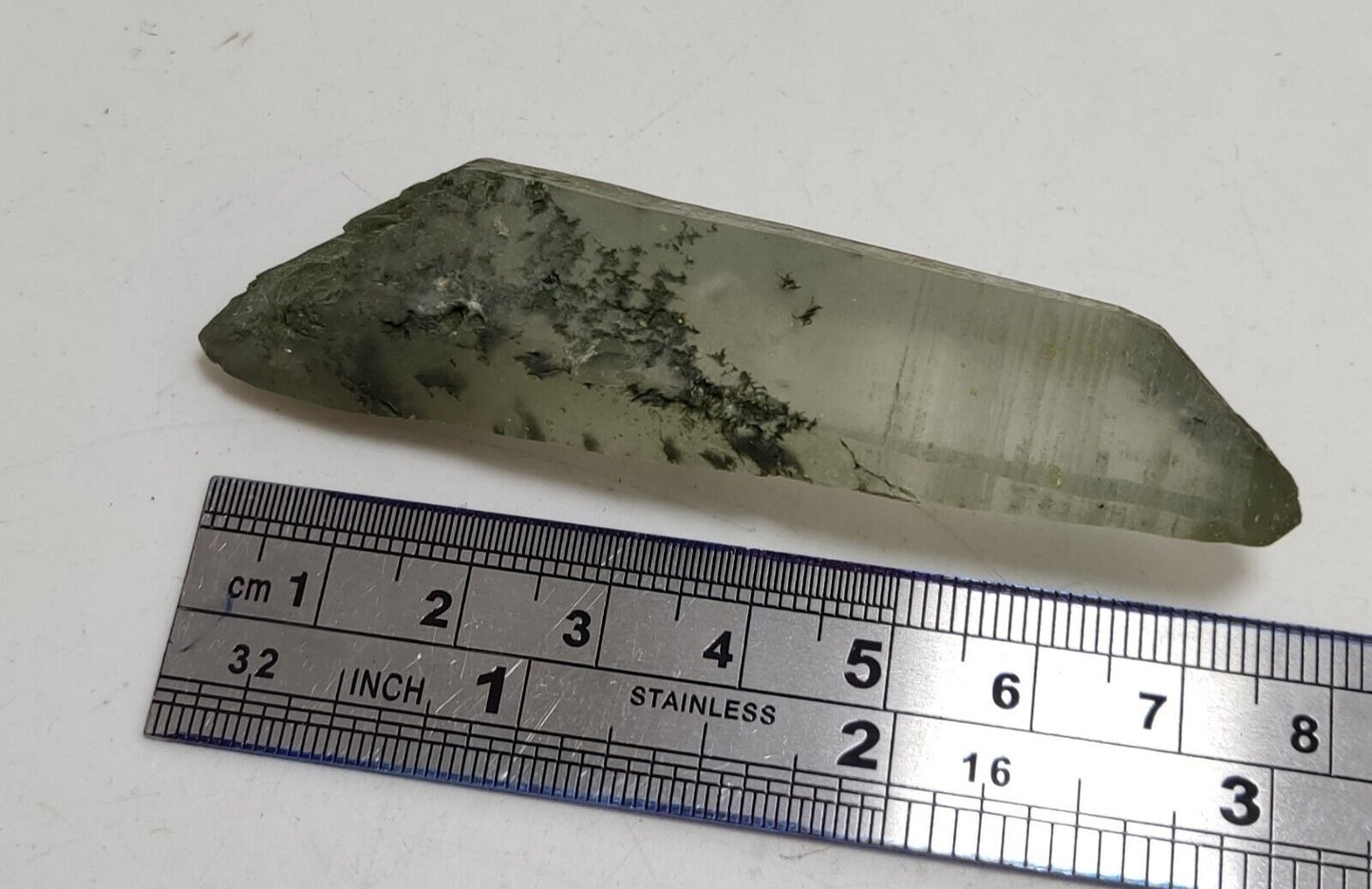 An Aesthetic Natural beautifully terminated Chlorite Quartz crystal 36 grams