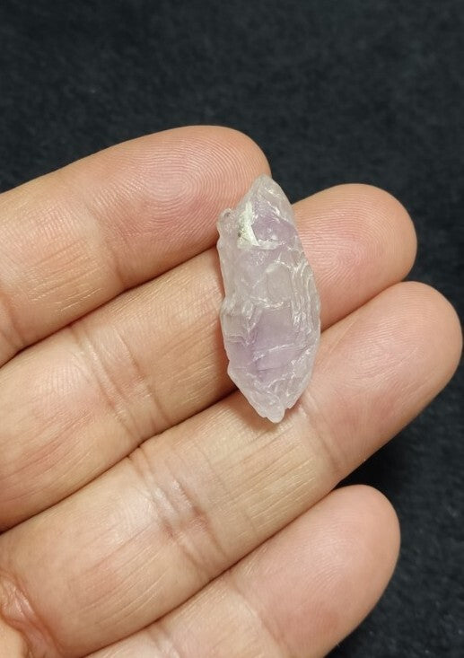 Miniature Etched Natural Amethyst Double Terminated 5 grams