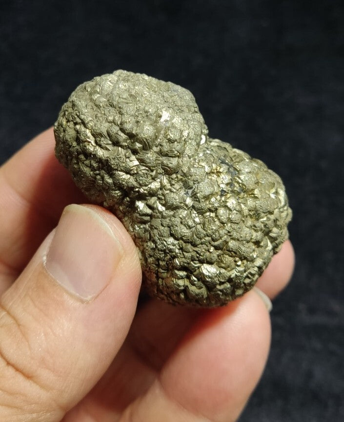 An amazing specimen of pyrite/marcasite Twin Formations 129 grams
