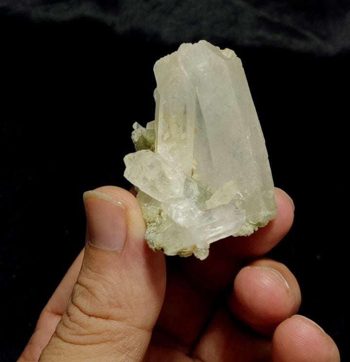 Chlorite Quartz Crystal 71 grams