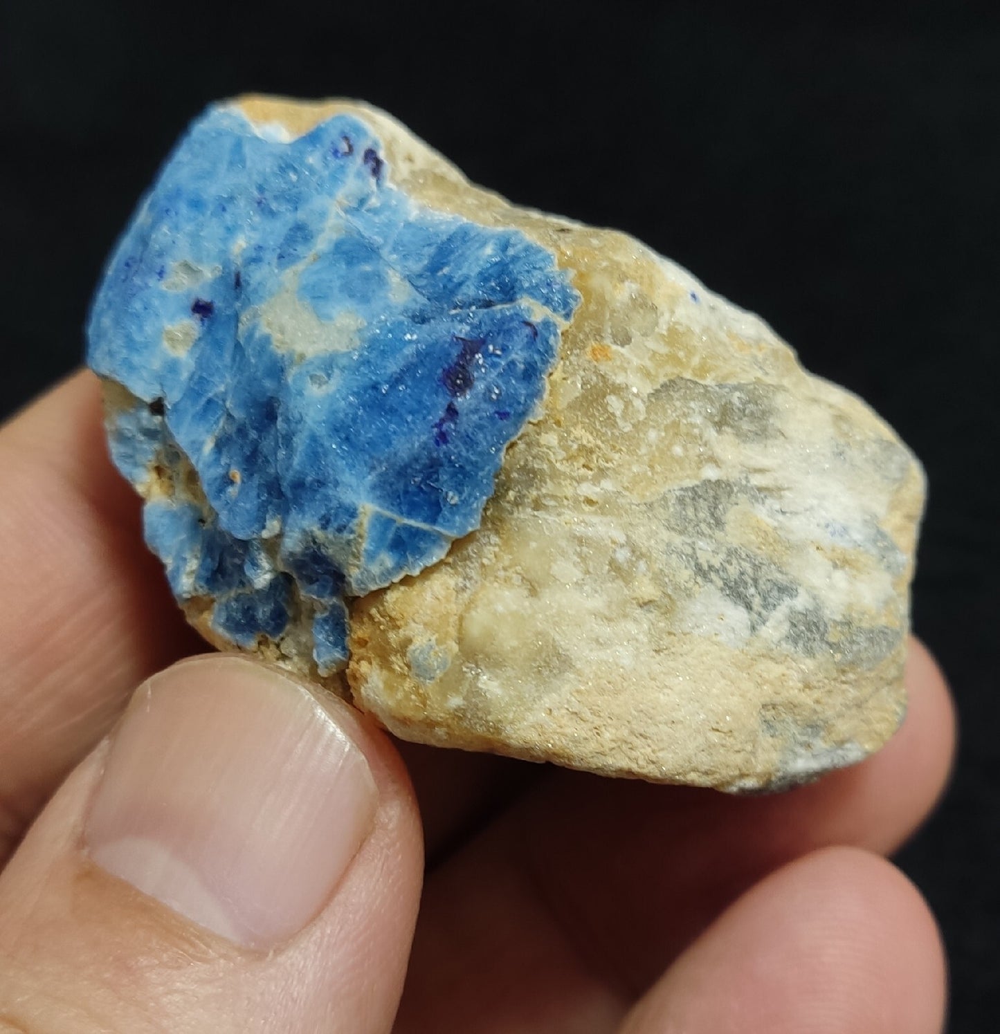 Fluorescent Afghanite on Matrix  66 grams