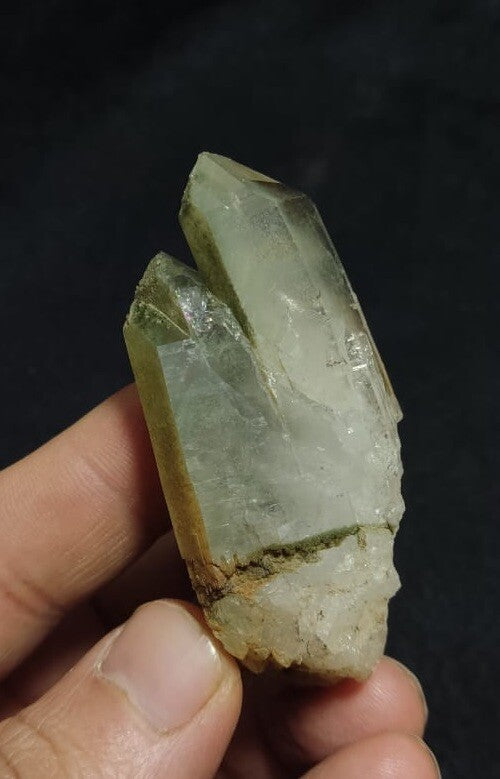 Natural Chlorite Quartz Crystal 65 Grams.