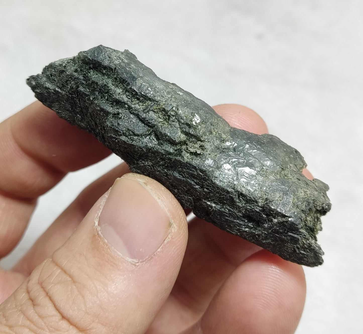 An Aesthetic Natural terminated Chlorite Quartz crystal specimen 42 grams