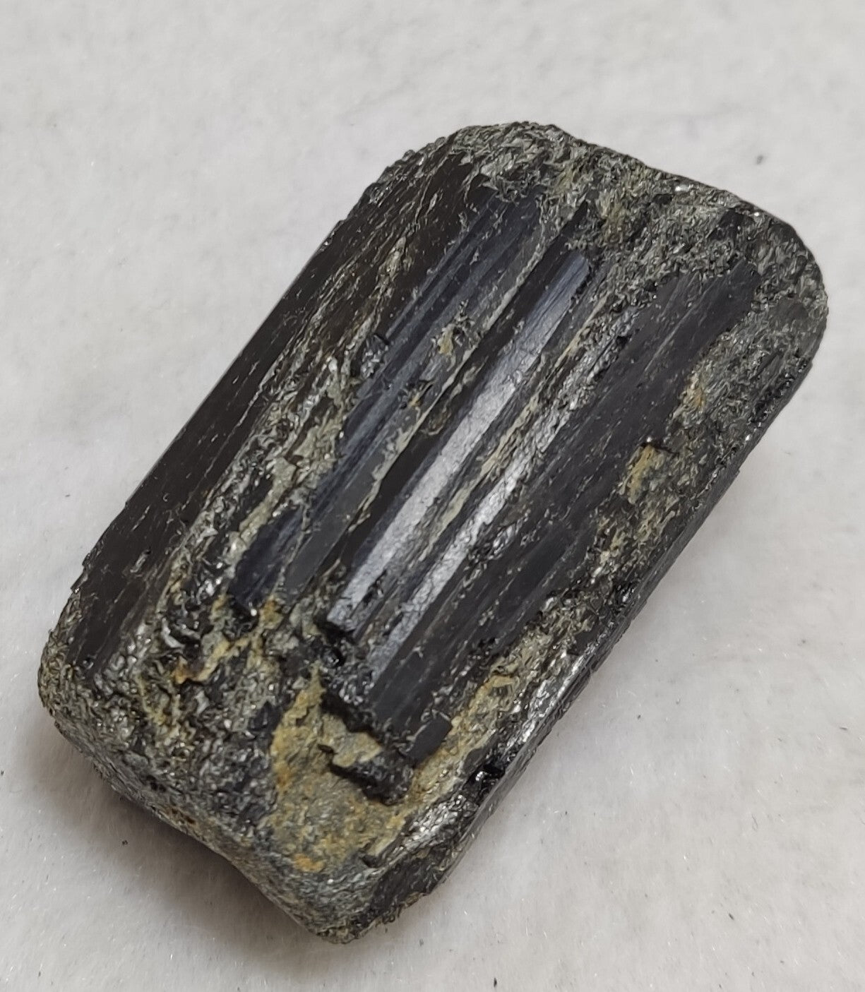 An amazing specimen of terminated black tourmaline 46 grams