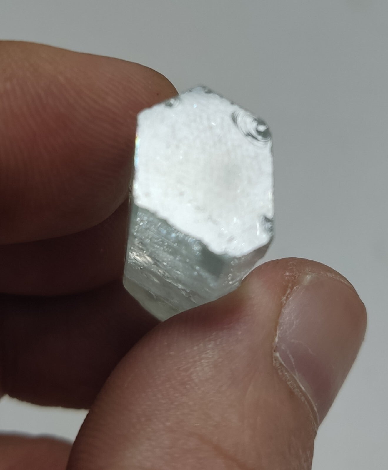 An Aesthetic specimen of aquamarine crystal 11 grams