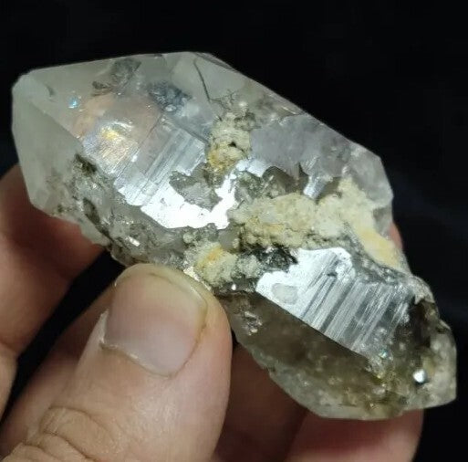 Gwindel Like Double Terminated Light Smoky Quartz 115 grams