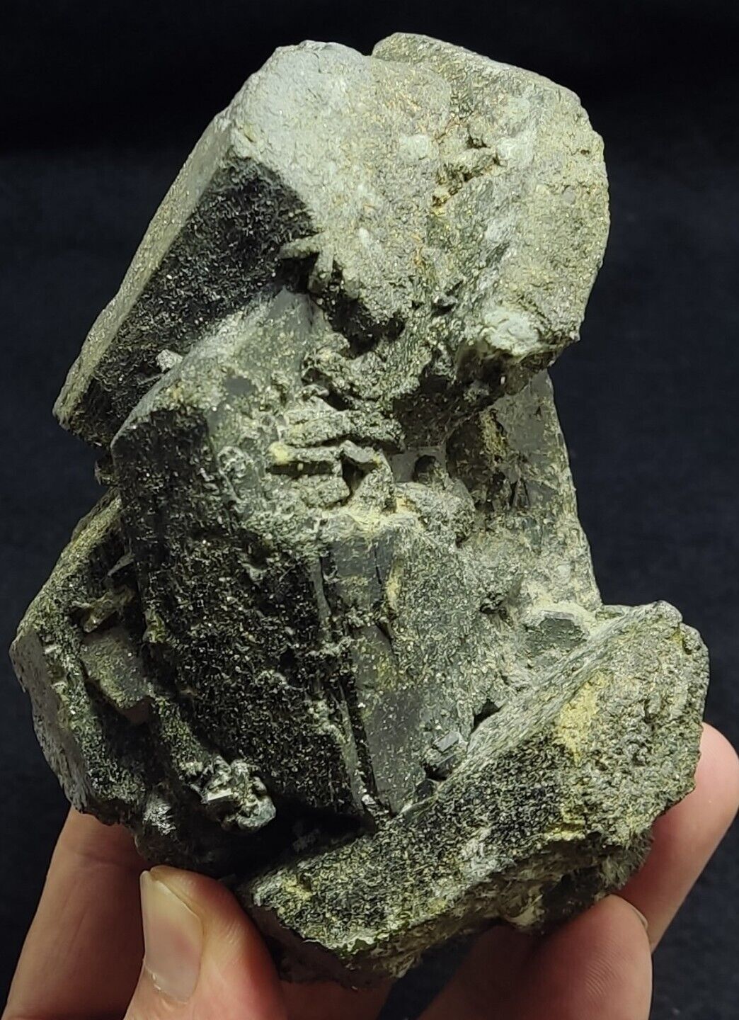 An Aesthetic Natural terminated epidote cluster 957 grams