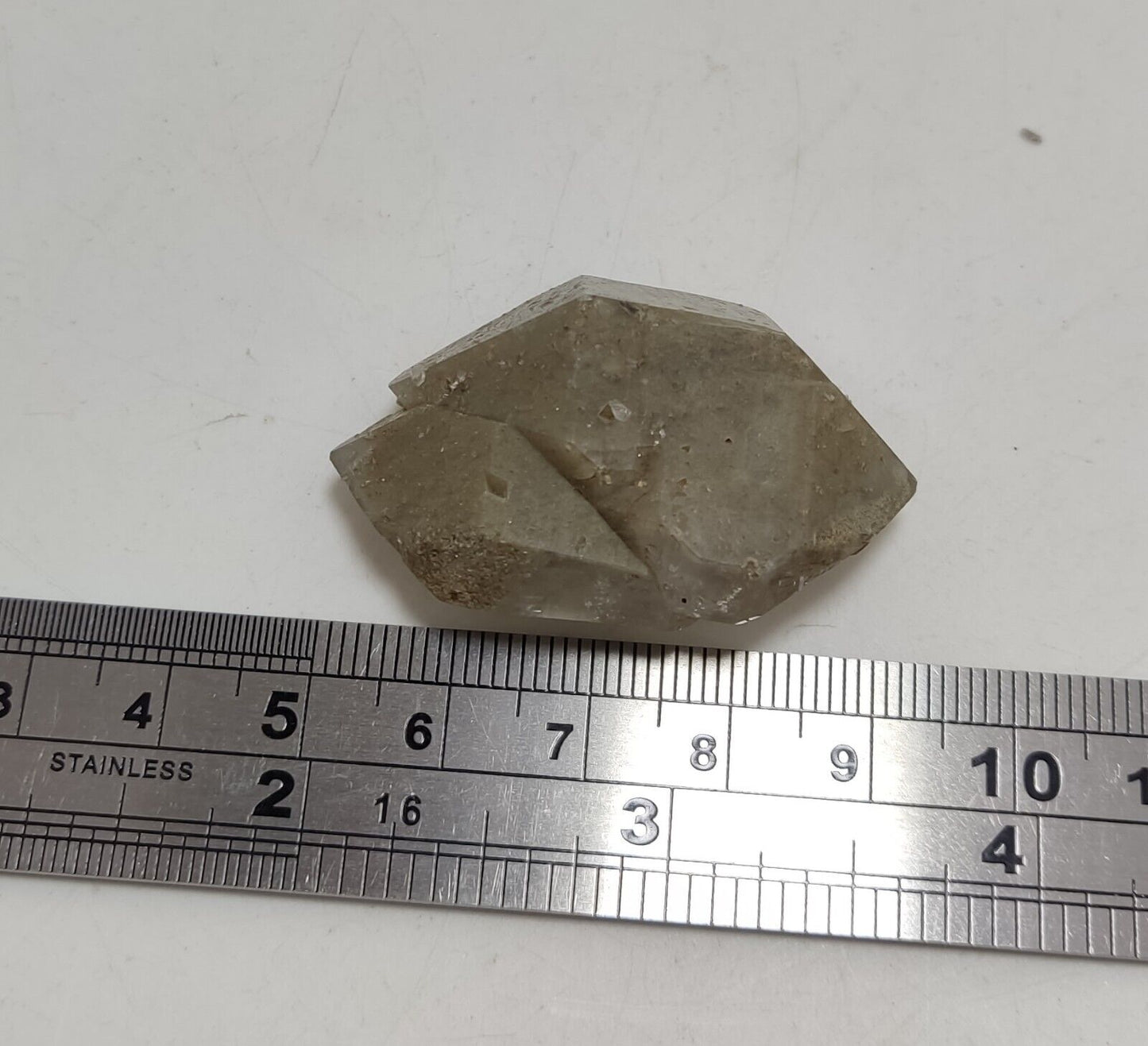 An aesthetic crystyof lodolite/chlorite Quartz 24 grams