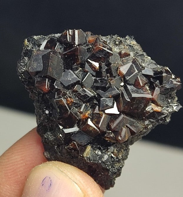 Thumbnail Natural Andradite Garnets Cluster 15 grams