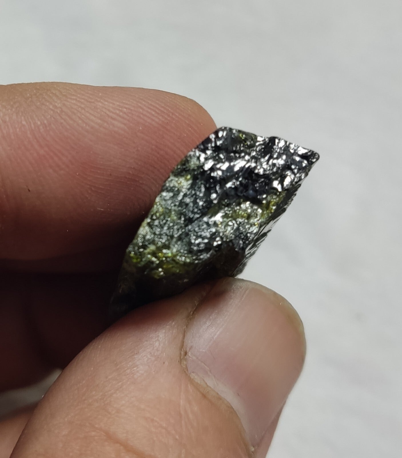 An Aesthetic specimen of epidote crystal 17 grams