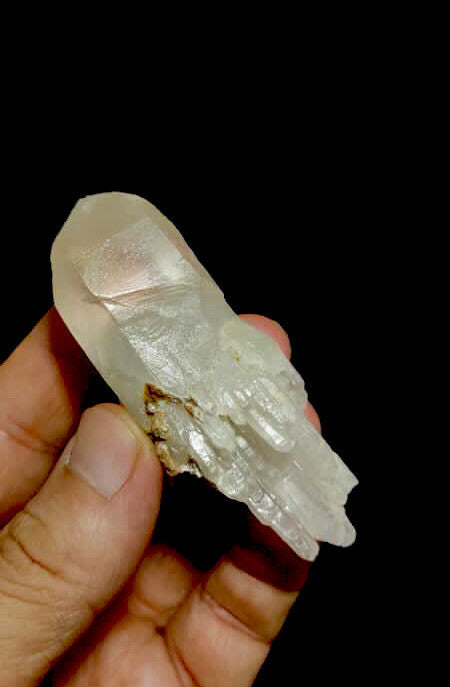 Double Terminated Quartz crystal 83g