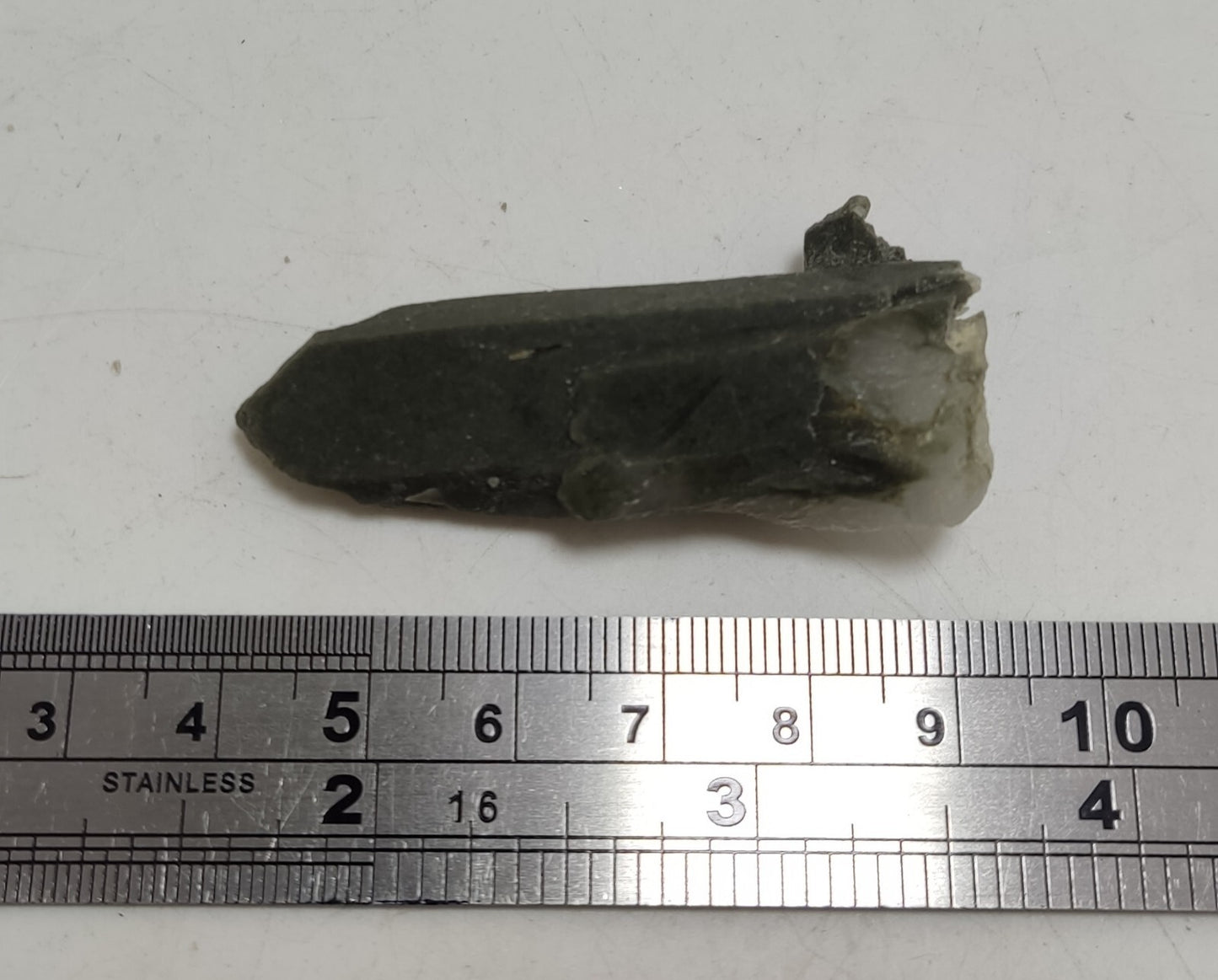 An Aesthetic Natural beautifully terminated Chlorite Quartz crystal 17 grams