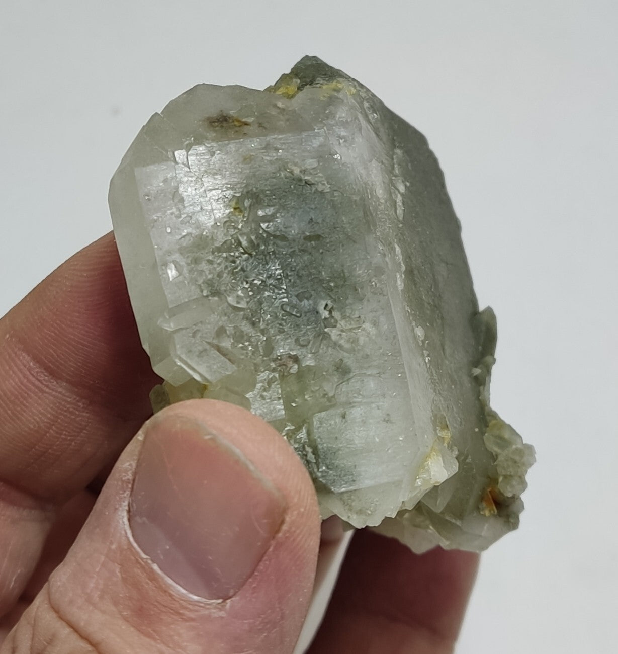 An Aesthetic Natural beautifully terminated Chlorite Quartz cluster 132 grams