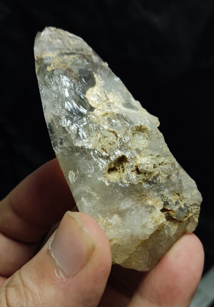 An Aesthetic Natural terminated Chlorite Quartz 117 grams