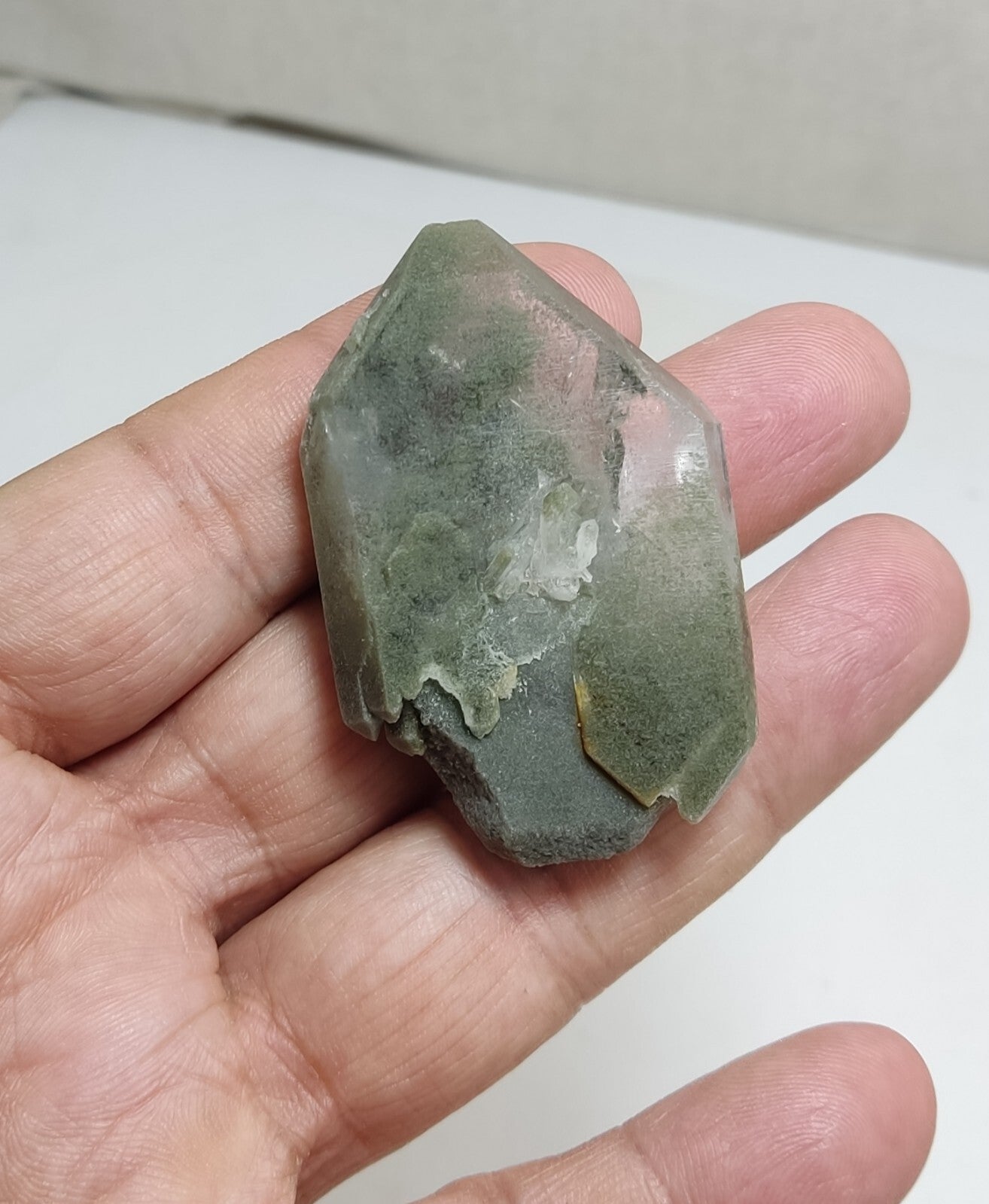 An Aesthetic Natural beautifully terminated Chlorite Quartz specimen 34 grams