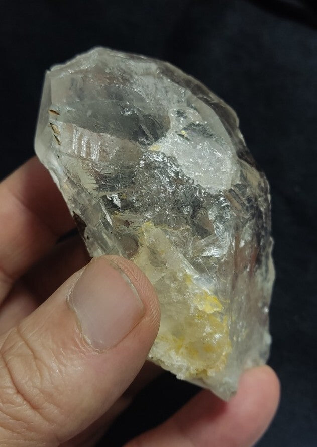 Natural terminated Quartz with Siderite  167 grams