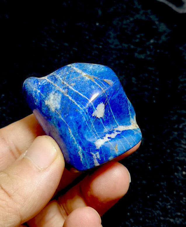 Natural Lapis Lazuli Polished Free From 96 Grams