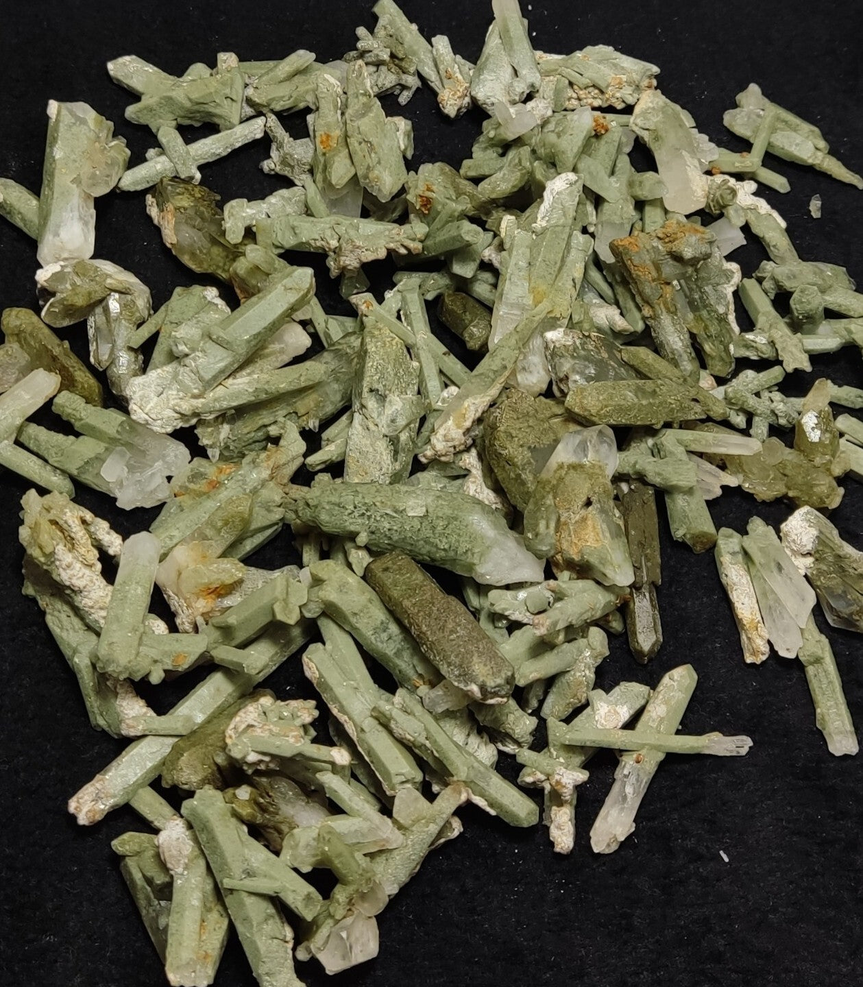 470 grams Chlorite Quartz crystals