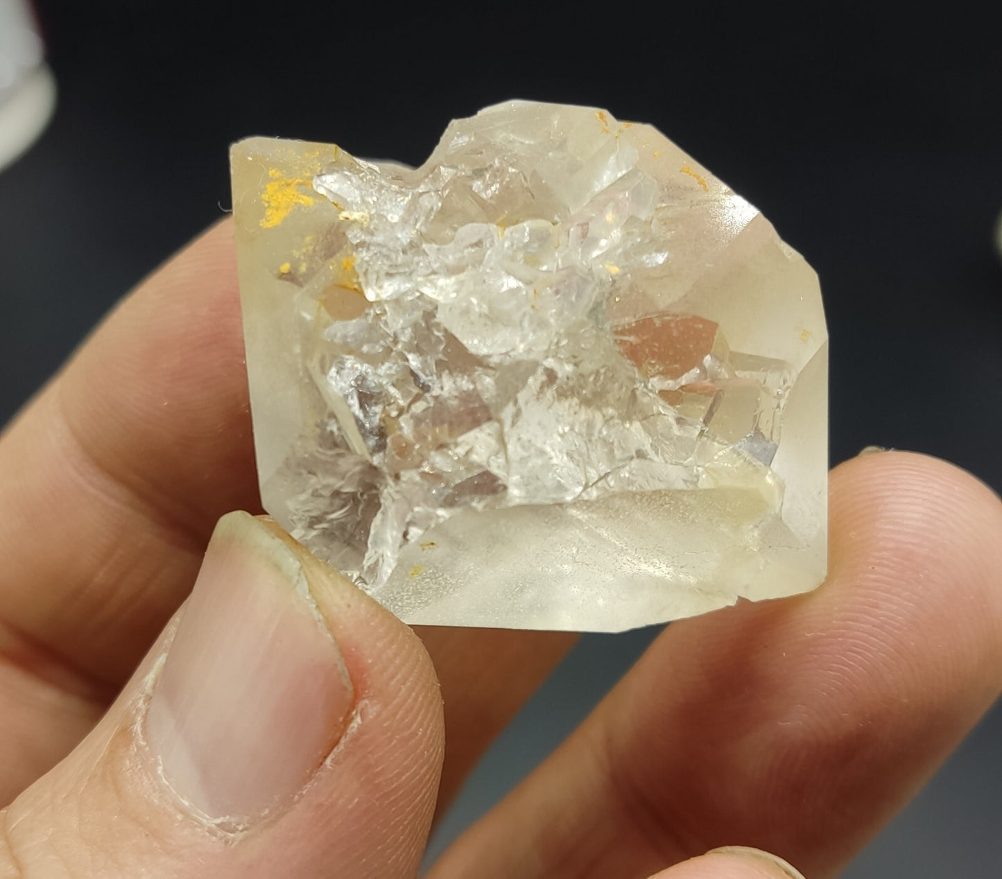 An Aesthetic gemmy double terminated Quartz crystal 33 grams