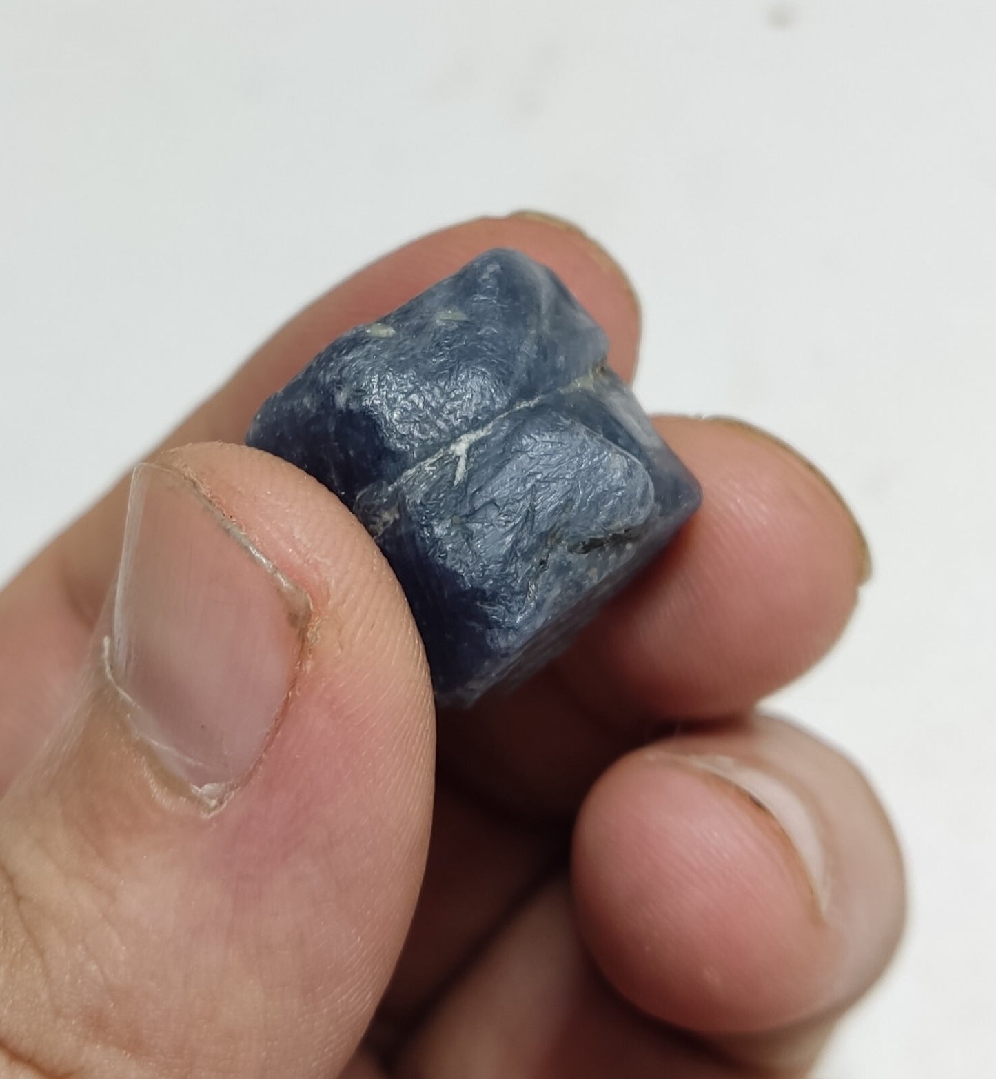 An aesthetic specimen of terminated sapphire crystal 20 grams