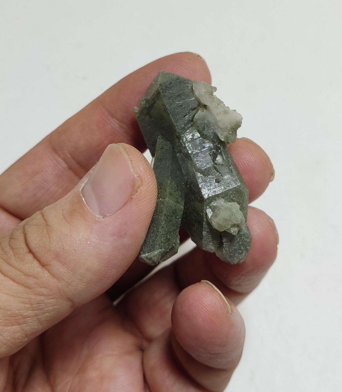 An Aesthetic Natural beautifully terminated Chlorite Quartz specimen 26 grams