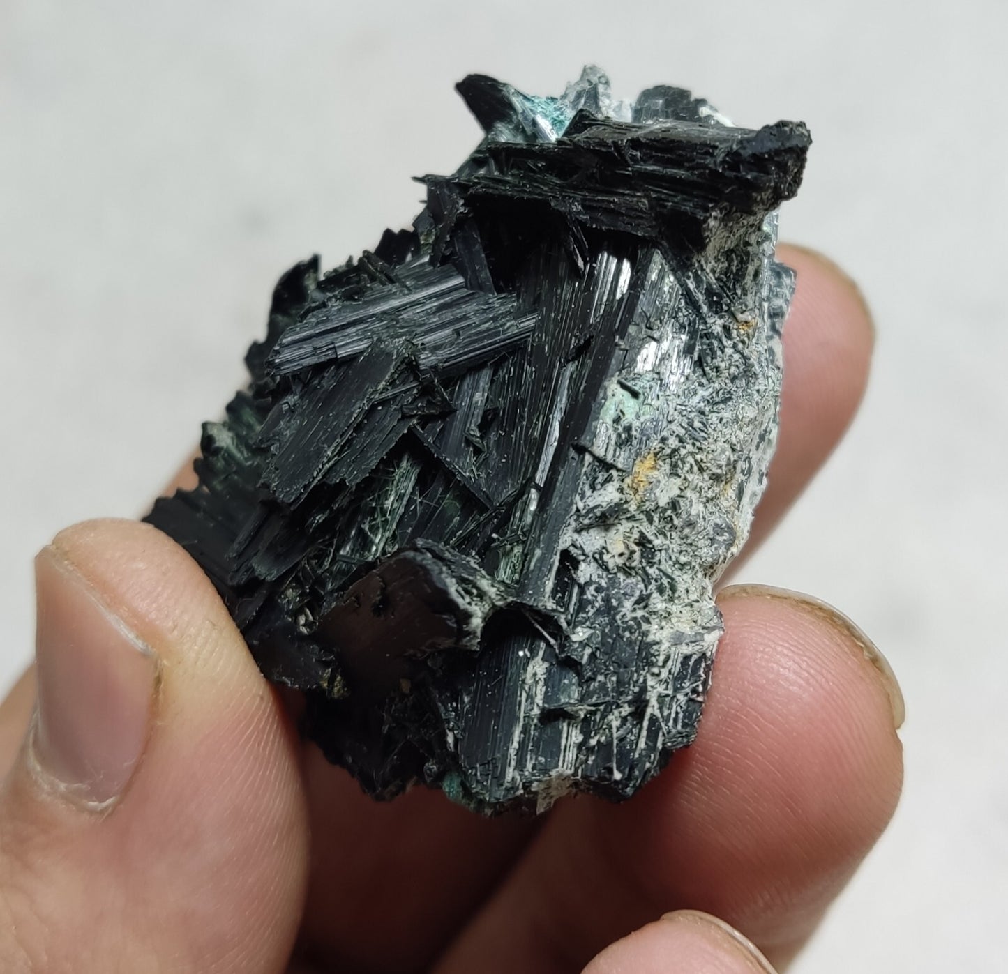 An Aesthetic specimen of epidote crystal 49 grams