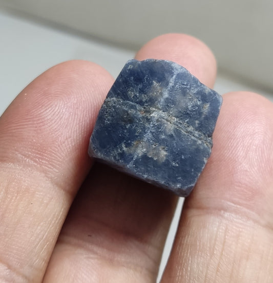 An aesthetic specimen of terminated sapphire crystal 20 grams