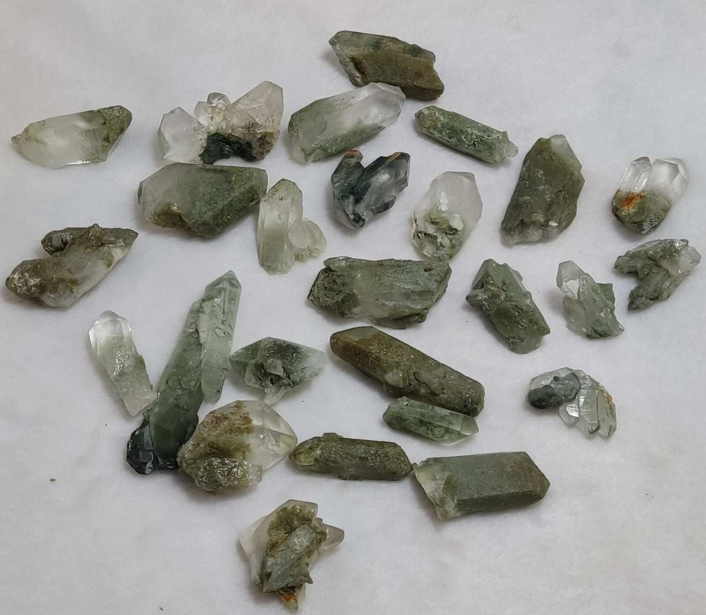 345 grams Chlorite Quartz crystals